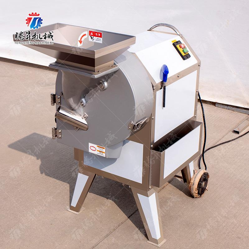 Commercial root vegetable cutting machine, slicing, shredding and dicing, multi-purpose vegetable cutting machine