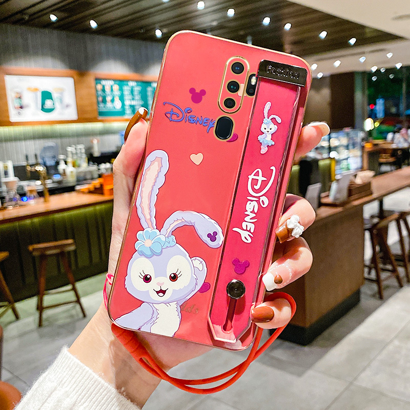 oppoA9手机壳oppoA11星黛露腕带保护oppo硅胶套A9X可爱卡通A11X全包防摔PCAM10软壳女oppa网红0pp0新款潮挂绳-图1