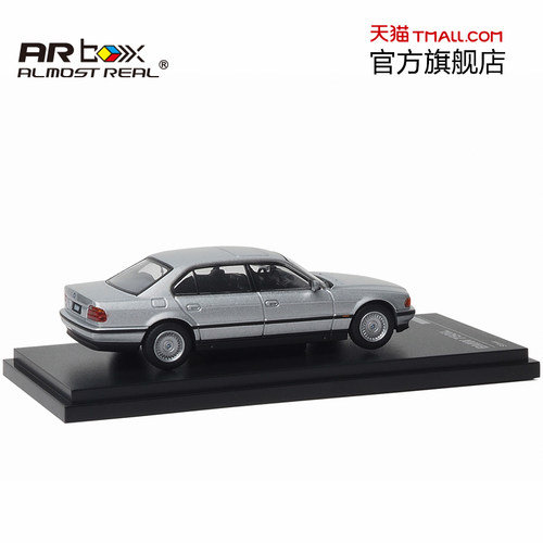 宝马 750iL（E38）银色1:64合金车模 AR box汽车模型 Almost Real - 图2