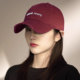 Soft top ins English washed hole baseball cap