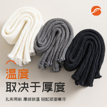 Pile Socks Socks Jacket Womens Autumn Winter Style White Knit Pressure Overknee Socks Winter Thickening Day Series Lean Kneecap Long Barrel Socks