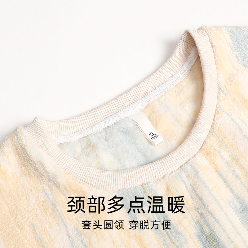 浪莎情侣睡衣秋冬季2025年新款珊瑚绒卡通可爱加绒加厚男女家居服,淘宝优惠券,粉丝福利购,淘宝优惠卷