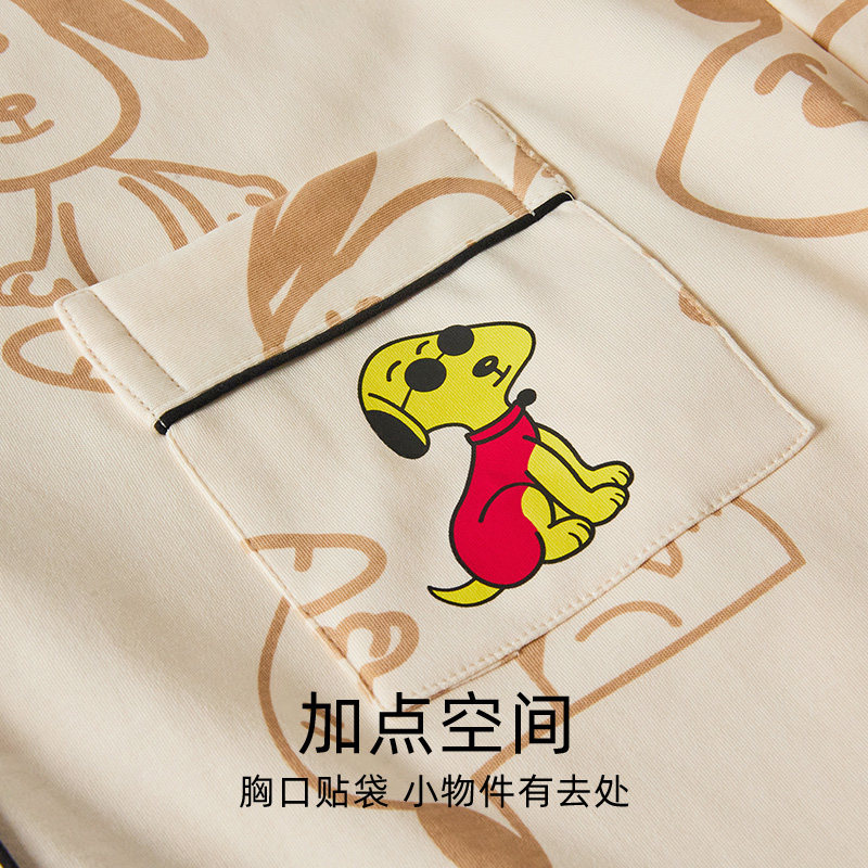 浪莎情侣睡衣男女春秋款纯棉卡通简约韩版开衫休闲长袖家居服套装,淘宝优惠券,粉丝福利购,淘宝优惠卷