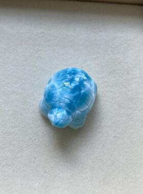 海纹石小乌龟吊坠拉利玛龙龟项坠锁骨链坠挂件规格24.8*18.9*13.7