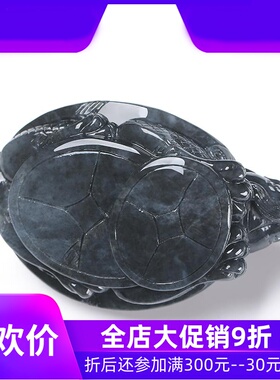 和田玉青花籽料龙龟把件玉石玉器男款手把件把玩件316gdcl