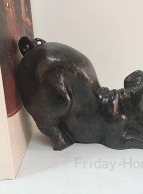 铸铁装饰简约书房创意小猪收藏