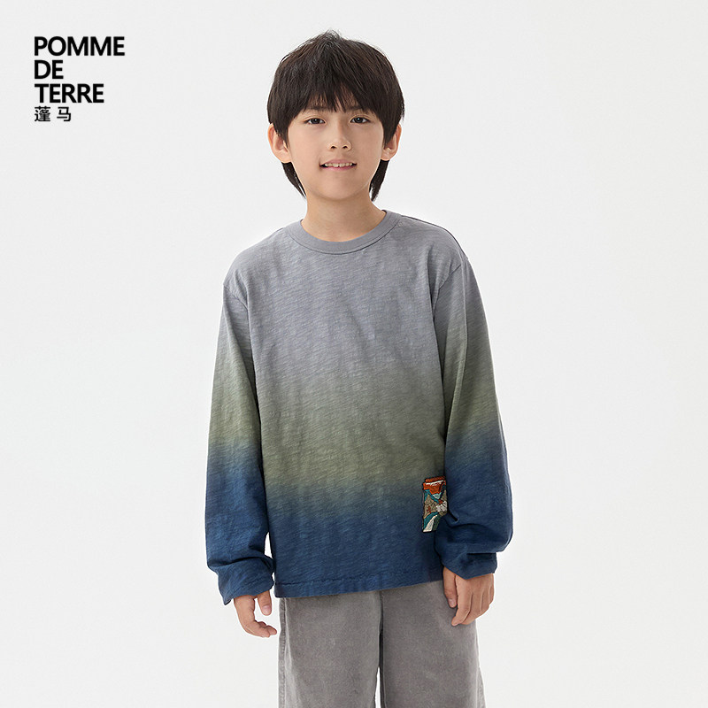 [运动系列]新款蓬马大童T恤全棉25秋装男女儿童pomme de terre,淘宝优惠券,粉丝福利购,淘宝优惠卷
