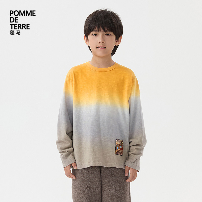 [运动系列]新款蓬马大童T恤全棉25秋装男女儿童pomme de terre,淘宝优惠券,粉丝福利购,淘宝优惠卷