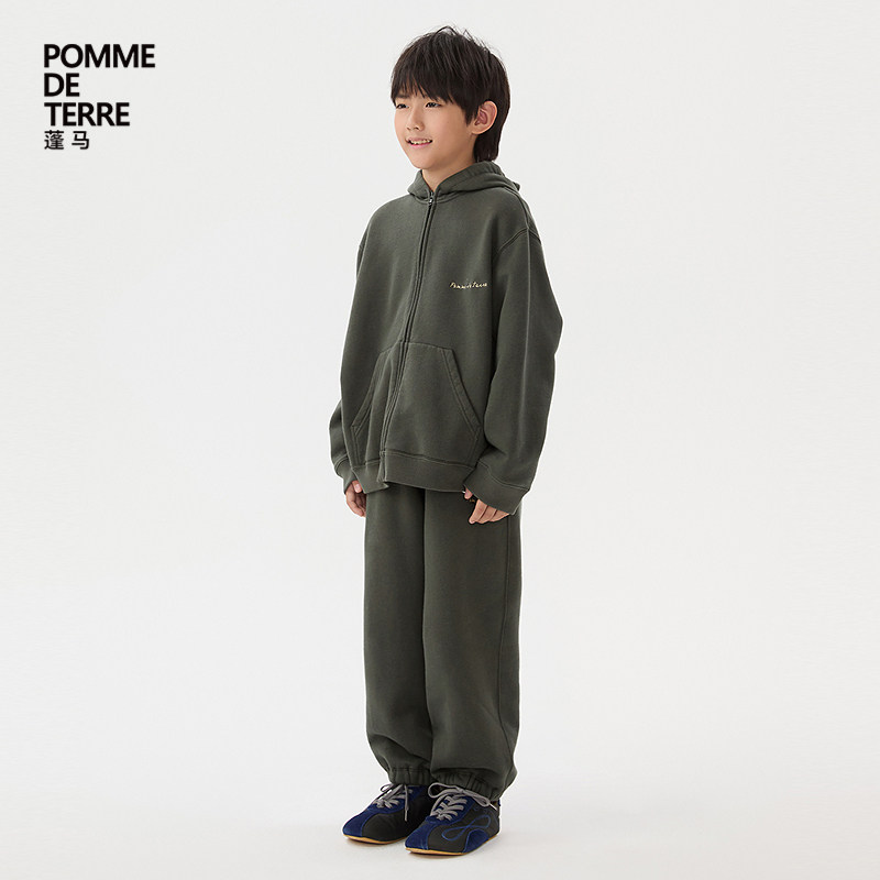 [运动系列]蓬马大童套装棉毛圈布25冬装男女儿童pomme de terre,淘宝优惠券,粉丝福利购,淘宝优惠卷