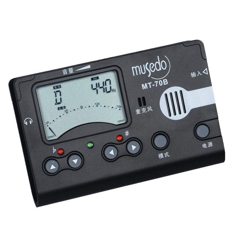 吉悦乐器专营店正品小天使妙事多 MT-70B/80B古筝调音器专用校音器定音节拍器3