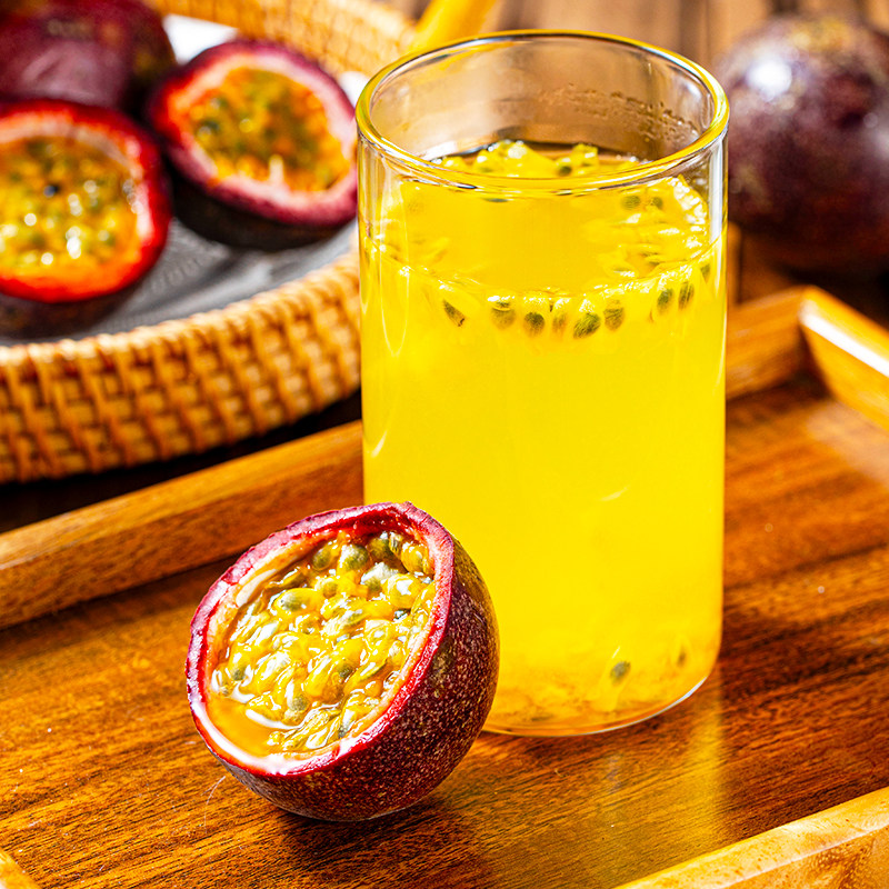 紫皮大果5斤包邮新鲜鸡蛋当季果酱 鲜蜂队百香果