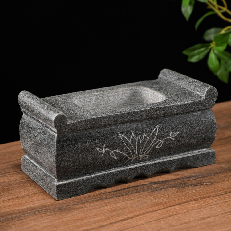 石雕石头方香炉寺庙上香祠堂户外烧香插香上香具用品石头香座,淘宝优惠券,粉丝福利购,淘宝优惠卷