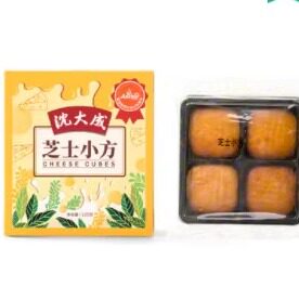 上海老字号特产糕点点心馅饼网红零食小吃安佳联合沈大成芝士小方 - 图1