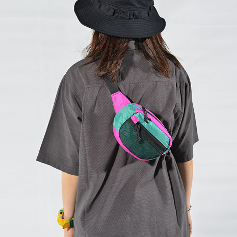 运动时尚斜挎包手机袋男女士胸包户外登山拼色防水休闲迷你小腰包,淘宝优惠券,粉丝福利购,淘宝优惠卷