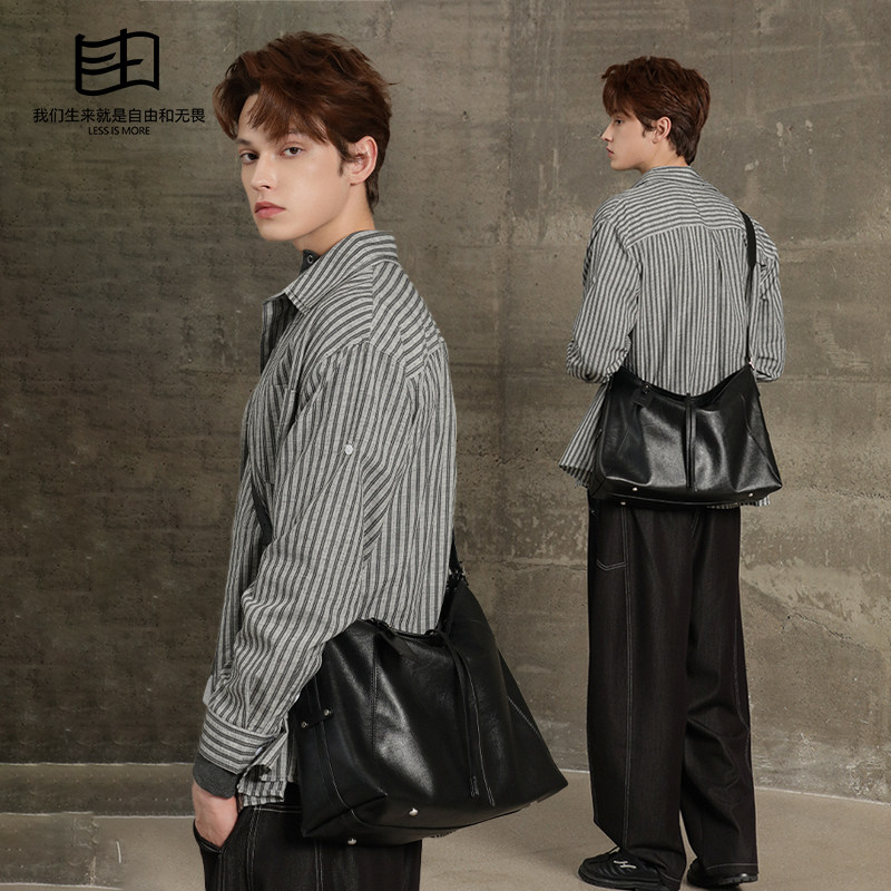 【广宇同款】黑武士托特包休闲大容量手提通勤单肩斜挎真皮大包,淘宝优惠券,粉丝福利购,淘宝优惠卷