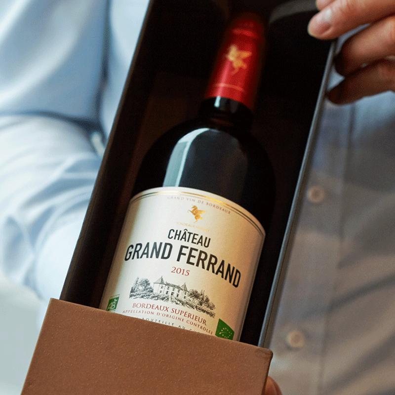 翡马红酒 法国进口酒庄优级波尔多AOC干红有机红葡萄酒原瓶礼盒装
