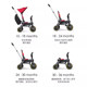 Doona Liki Trike S3 baby children's tricycle baby bicycle stroller 1-3 years old baby walking artifact
