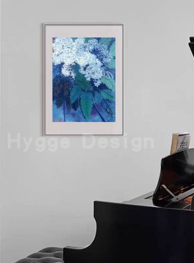 闻到野姜花 小众艺术客厅餐厅卧室背景墙高端装饰现代简约挂画
