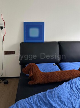 多巴胺轻奢极简客厅装饰画包豪斯小众艺术抽象色彩沙发背景墙挂画
