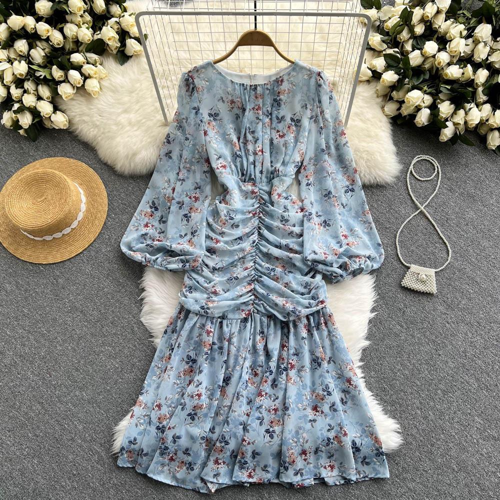 Dressed Goddess Fantasy Pleated Slim Fit Fishtail Dress for - 图1