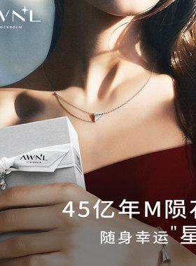 AWNL霖奈明星同款小飞机项链