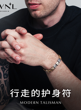 把守护戴在路上｜S925银男士手链