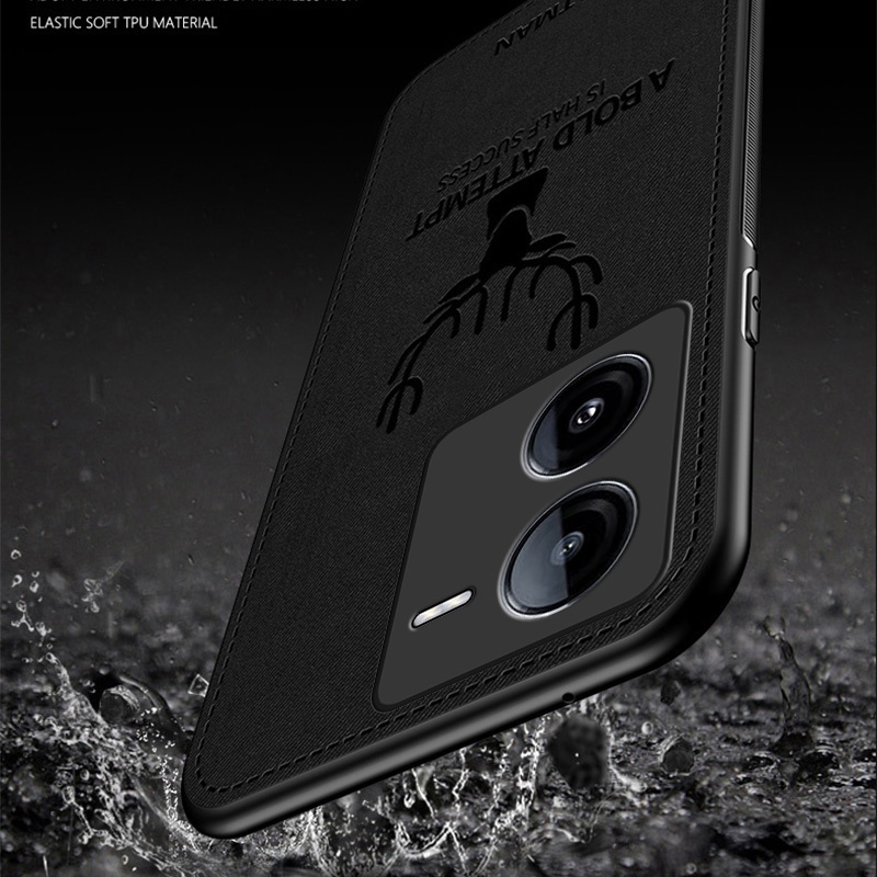 适用vivoy37pro手机壳vivoy36手机套新款硅胶viviy37por布纹vivo镜头全包vovoy37pr0防摔viv0y36i高级感y37薄 - 图2