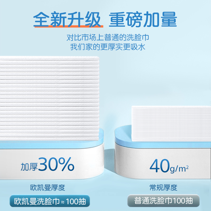 10包装|洁面巾抽取家用一次性擦脸洗面巾洗脸毛巾官方卸妆巾女