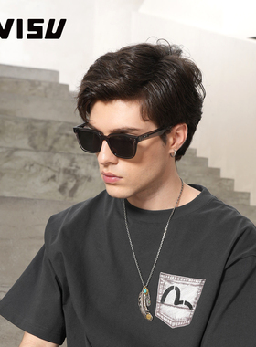 新品EVISU惠美寿街拍偏光墨镜潮流男女方形墨镜2102