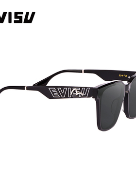 方形板材潮流显瘦EVISU眼镜墨镜