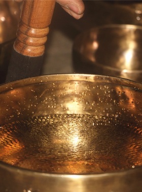 尼泊尔纯手工专业OM音铜钵颂钵