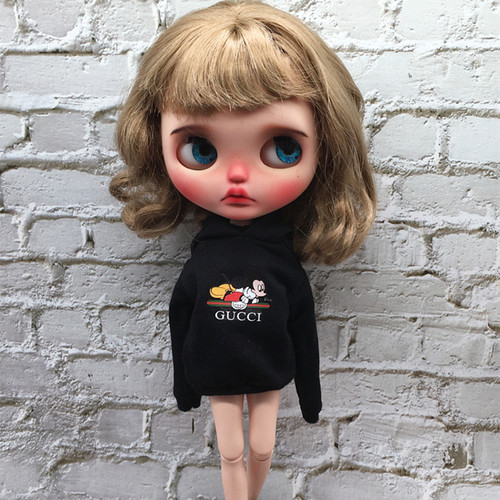 小布blythe娃衣 ob22 ob24 licca azone 6分娃衣 米奇老鼠卫衣 - 图1