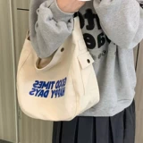 Вместительная и большая сумка на одно плечо, коллекция 2022, изысканный стиль, подходит для студента