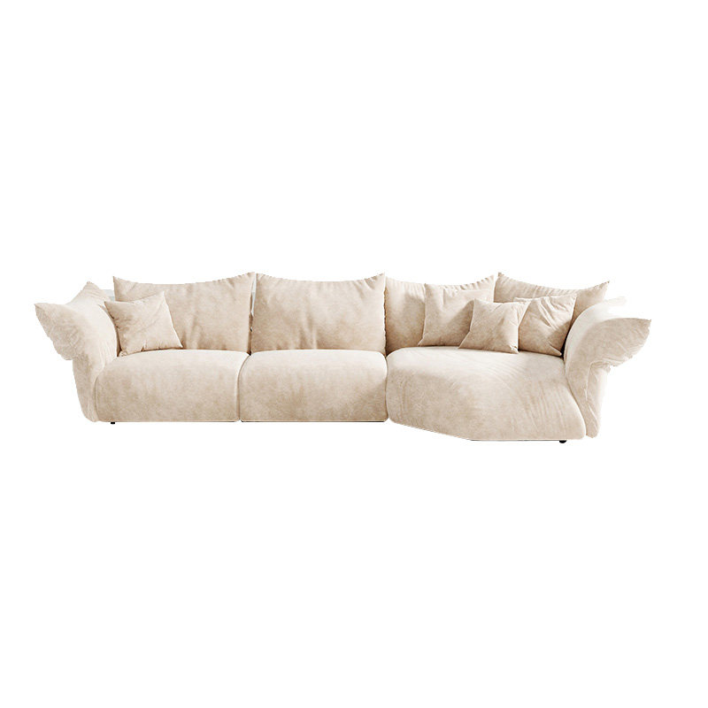 edra花瓣沙发意式极简高端大户型轻奢风磨砂布不规则转角娜扎同款_虎窝淘