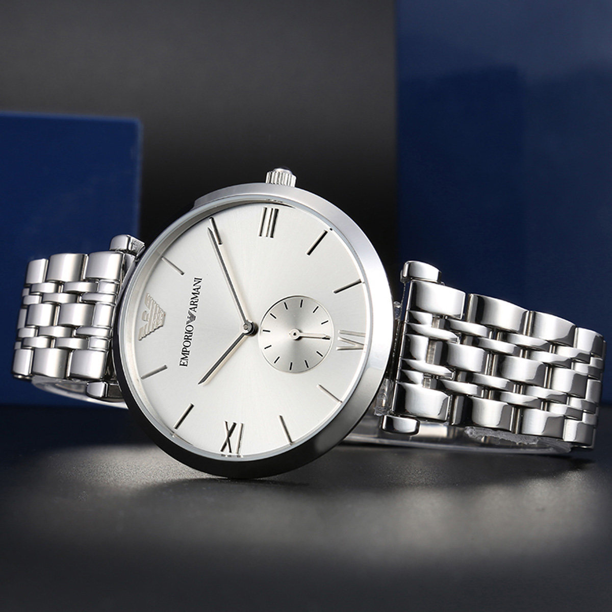 Armani阿玛尼手表男钢带石英商务休闲薄款简约时尚男表AR1819正品 Armani阿玛尼手表男钢带石英商务休闲薄款简约时尚男表AR1819正品