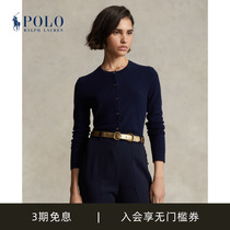 Ralph Lauren Rav Lauren Womens dress Classic Cashmere Round Collar Knit Cardiovert RL24039