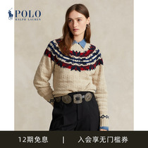 Ralph Lauren Rav Lauren Womens dress 23 Autumn winter easy version FairIsland Miscellaneous Knitted Sweatshirt