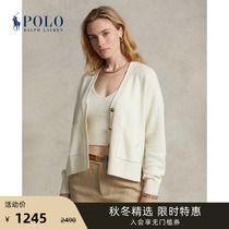 Ralph Lauren Rav Lauren womens dress classic with loose version V collar knit cardiovershirt RL23477