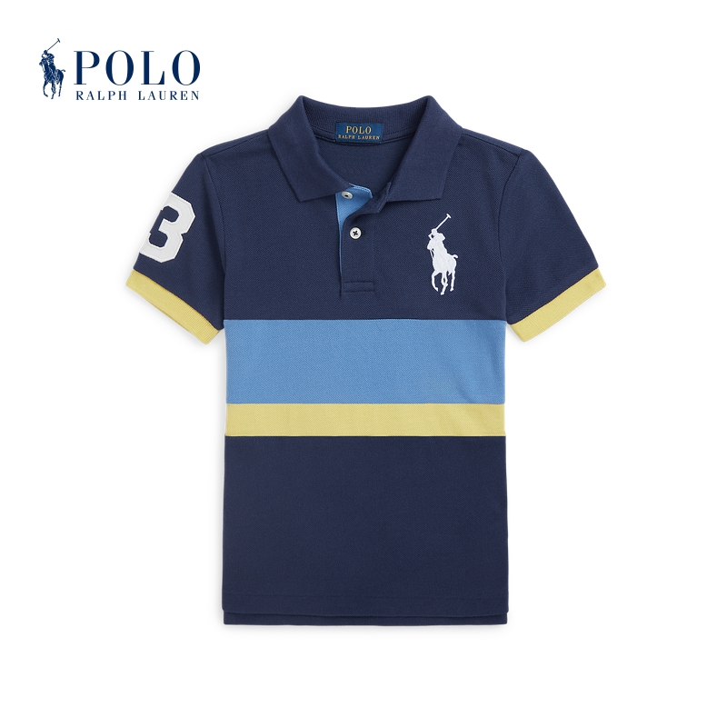 Ralph Lauren/拉夫劳伦男童 24年春Big Pony棉质Polo衫RL41551-图0