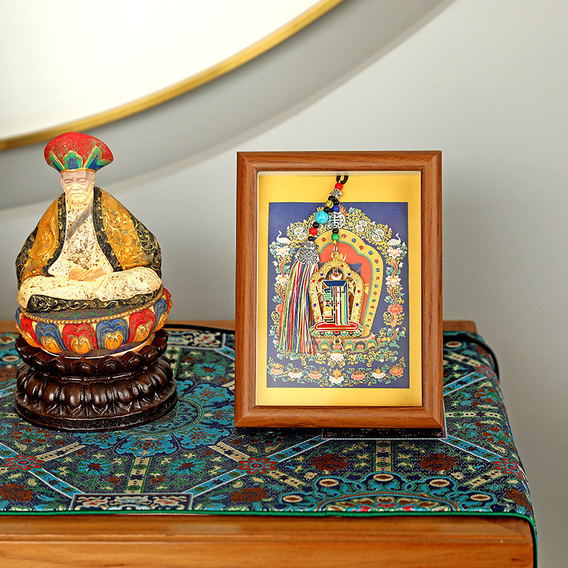 【十相自在摆台】新中式彩绘摆台画好运客厅桌面家居摆件13*18cm,淘宝优惠券,粉丝福利购,淘宝优惠卷