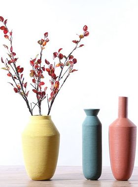 创意莫兰迪陶瓷花瓶客厅北欧