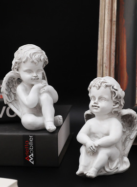 欧式小天使摆件丘比特爱神创意摆件客厅卧室书房拍摄道具装饰摆件