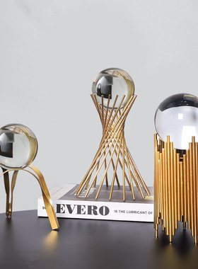 现代轻奢小蛮腰摆件酒柜客厅办公室展示柜书柜电视柜家居工艺装饰