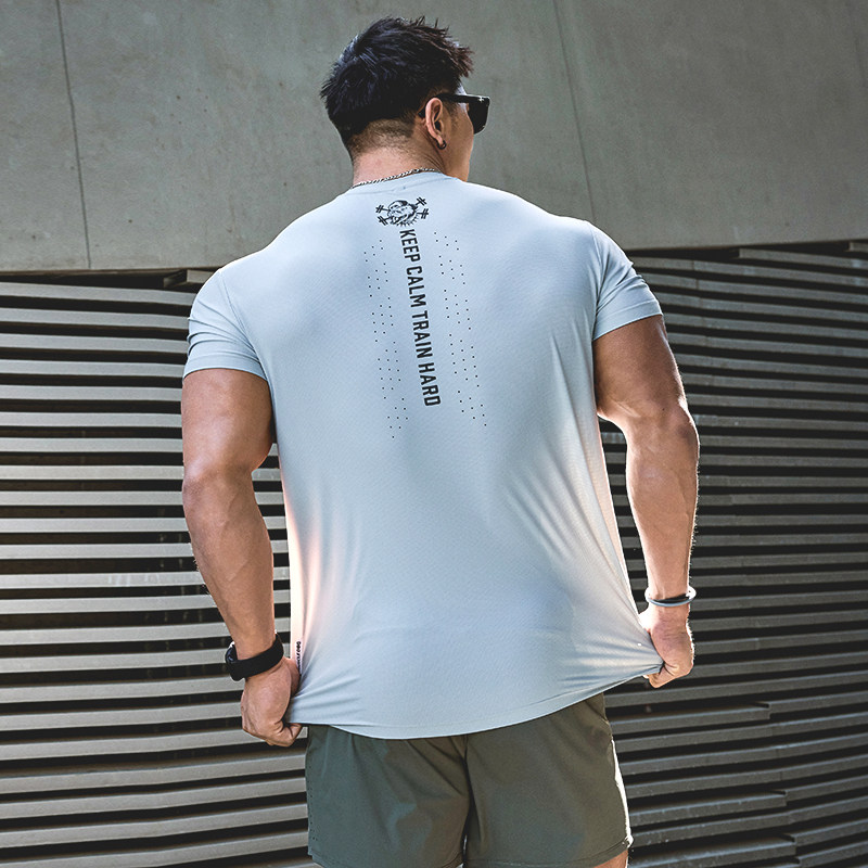 肌肉狗 健身衣男夏季运动短袖T恤男宽松弹力透气跑步训练服健身服,淘宝优惠券,粉丝福利购,淘宝优惠卷