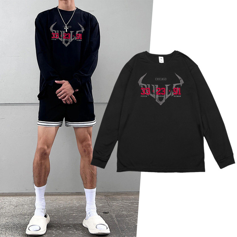 美式长袖男篮球训练服库里东契奇艾弗森罗斯保罗跑步运动速干T恤,淘宝优惠券,粉丝福利购,淘宝优惠卷