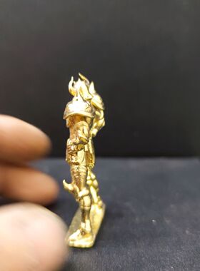 纯铜黄金圣斗士星矢手办 模型 紫龙冰河瞬五公仔摆件周边动漫玩具