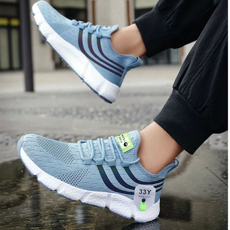 Men Sneakers Breathable Running Shoes for Men Comfortable Cl - 图0