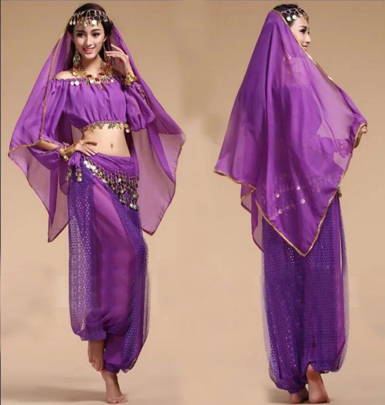 4pcs/Set 2020 New Arrival Sexy Oriental Belly Dance Suits fo - 图0