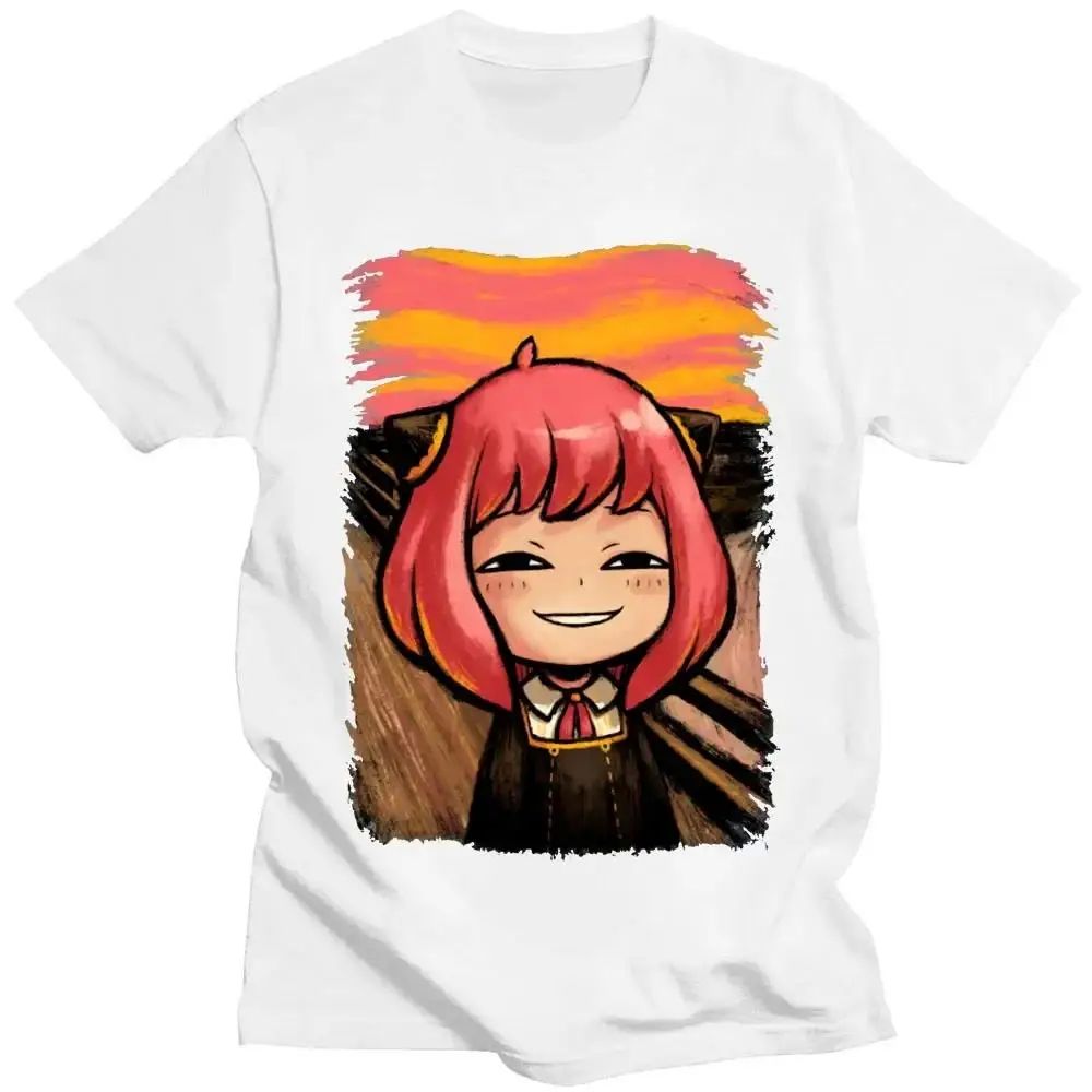 Japanese Anime Spy X Family Anya Forger Graphic Print T Shir - 图1