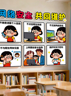 社区反诈宣传文化墙贴